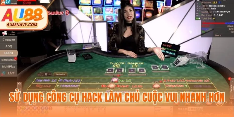 Sử dụng công cụ hack làm chủ cuộc vui nhanh hơn